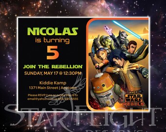 Personalized Rebels Birthday Card - Printable PDF