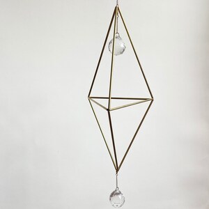 XL Geometric Himmeli Hanger long diamond image 4