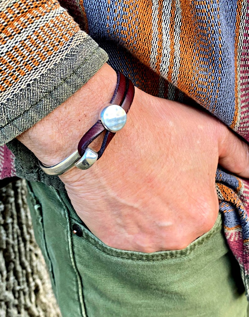 Leather Cuff Bracelet for Women Genuine Leather Wrap Etsy