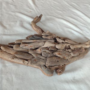 Driftwood Art Decoration Handmade,Driftwood Wall Art, Natural Recycled Decoration,Driftwood Beach Decor,Coastal Wall Art, Wall Art Bali Wood