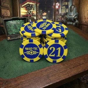 Fallout Poker Chip Set - Etsy