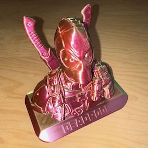 Deadpool Bust for 3D printing - STL file (FDM printer)