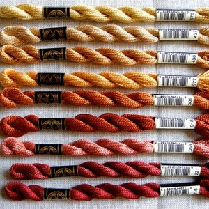 DMC Pearl Cotton Size 3 Threads (Reds Group)