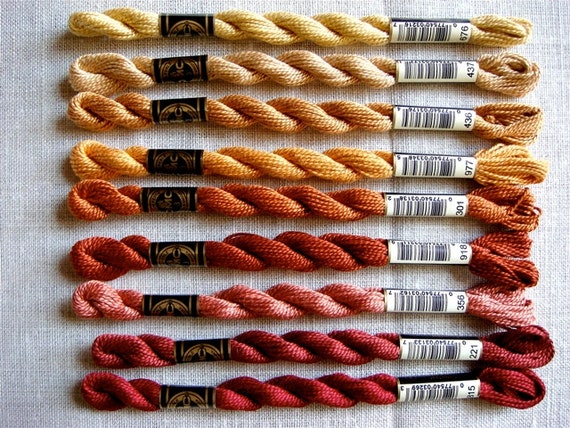 Threads For Reds DMC Pearl Cotton Size 3 Threads Reds Group | Etsy