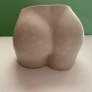 Butt planter! Cement pot for your succulents
