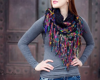 Instant PDF Download, Urban Scarf, Crochet Pattern