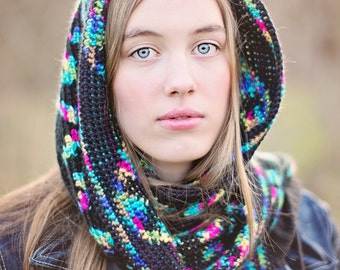 Instant Download, Aurora Scarf Crochet PATTERN