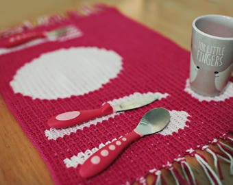 Instant Download, Place Setting Mat Crochet PATTERN