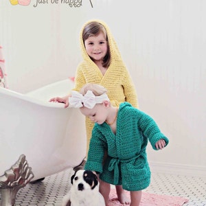 Instant PDF Download, All Purpose Robe, Crochet Pattern image 4