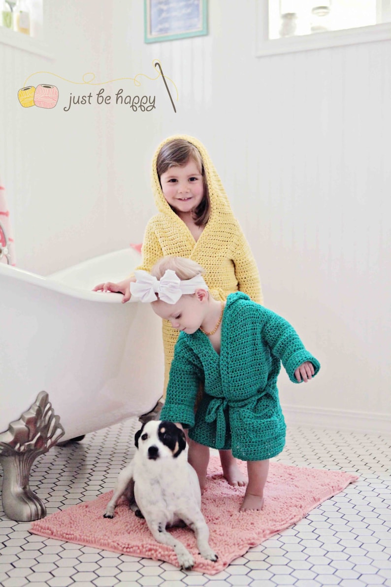 Instant PDF Download, All Purpose Robe, Crochet Pattern image 4