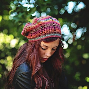 Instant Download, Everyday Slouch Hat Pattern, PDF FIle image 3