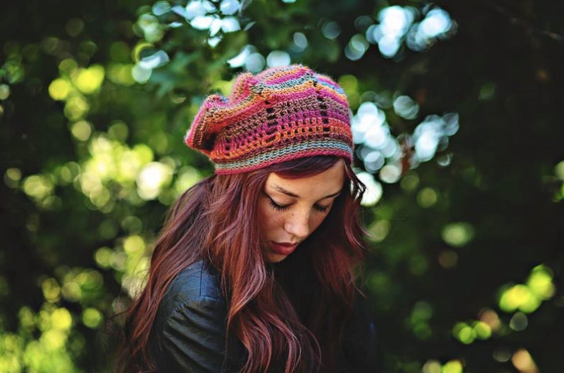 Instant Download, Everyday Slouch Hat Pattern, PDF FIle image 3