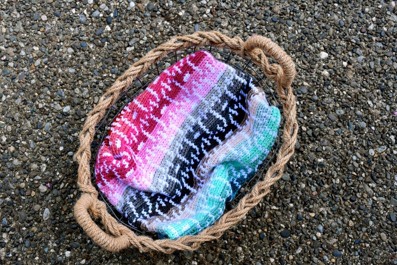 Instant PDF Download, Chain Reaction Blanket, Crochet Pattern Etsy