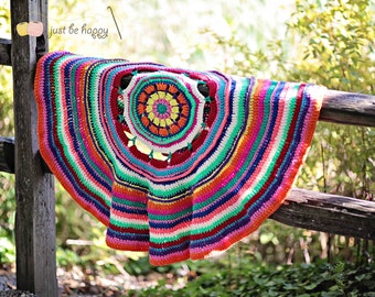 Dream Catcher Blanket and Ottoman Crochet PATTERN
