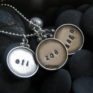 Every Disc Got A Story Customizable Personalized Unique Gifts Price is for 3 discsenglish and hebrew font available By SimaG jewelry Bild 3