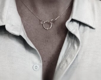 Beautiful and Simple ---- Gold Filled Four Circles Necklace - SIMAG