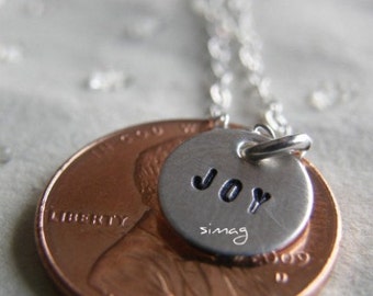 Little round Tags - Sterling Silver Disc personalized it with your name or word) In Hebrew Or English - Simag