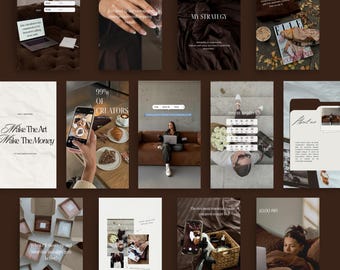 Instagram UGC Story Templates | UGC Content Creator | Modern, Pinterest-Inspired | Social Media | Aesthetic IG Stories