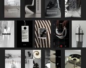 Editorial Instagram Story Templates | Bold, Chrome, Aesthetic | Modern | Social Media Templates | Canva | Branding | IG Story Template
