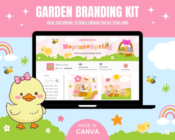 Etsy Shop Branding Kit | MRR PLR | Complete Shop Templates