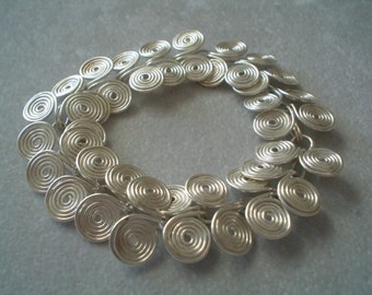 Sterling Silver Wire Coil Bracelet