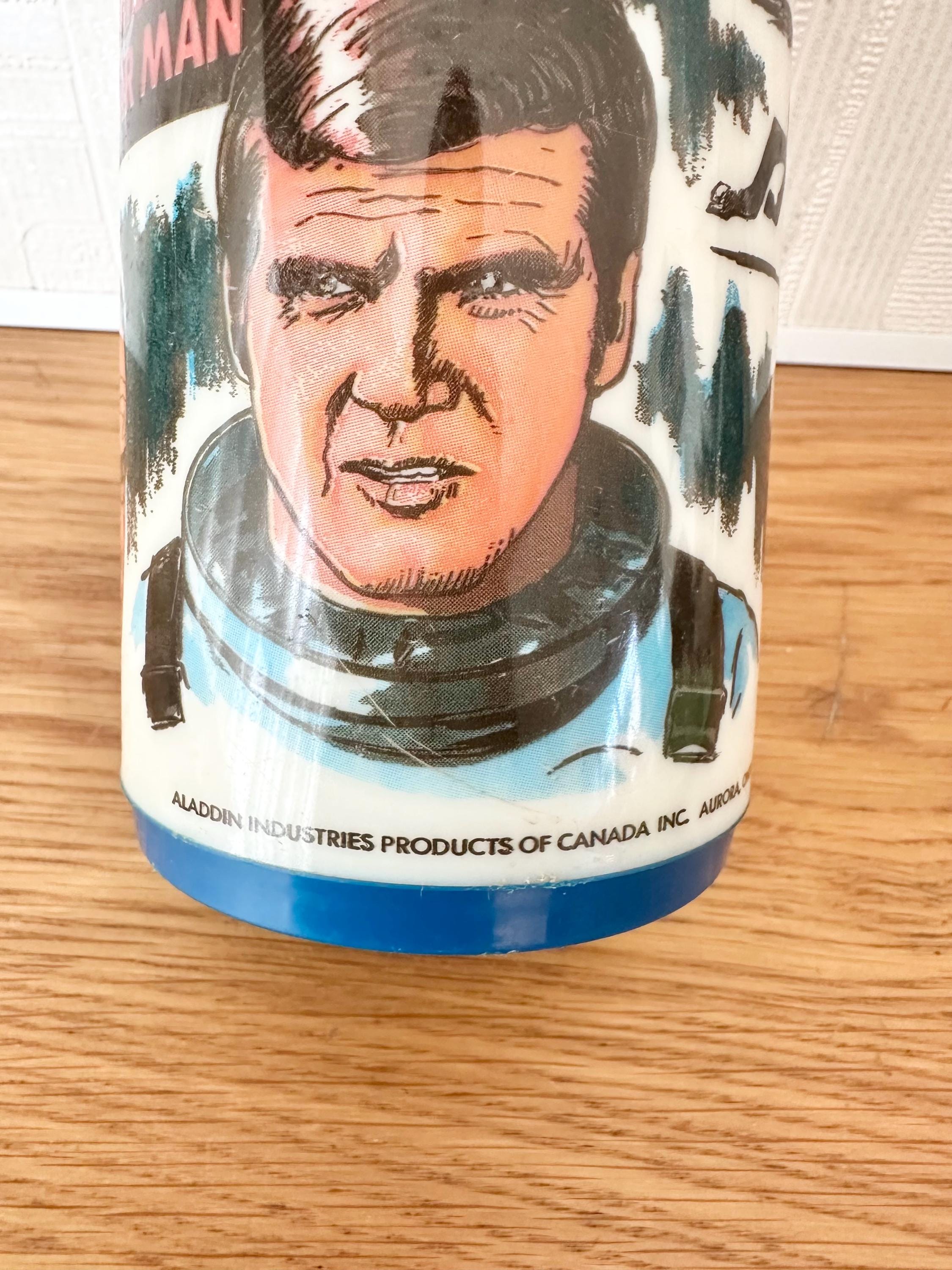 Vintage Six Million Dollar Man Aladdin Lunchbox Drinks Flask - Etsy