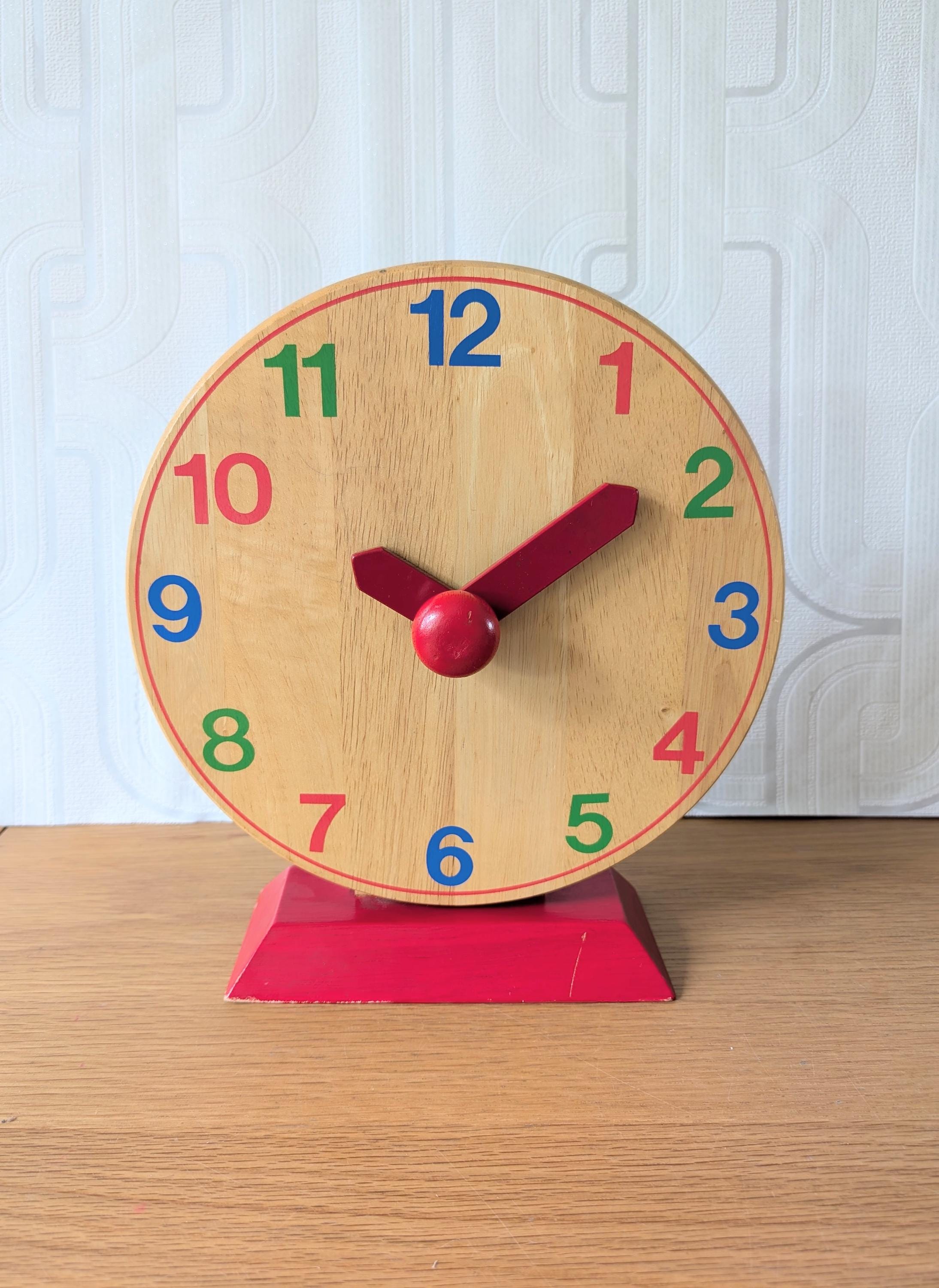 IKEA 1990s Child's Educational Clock - Etsy