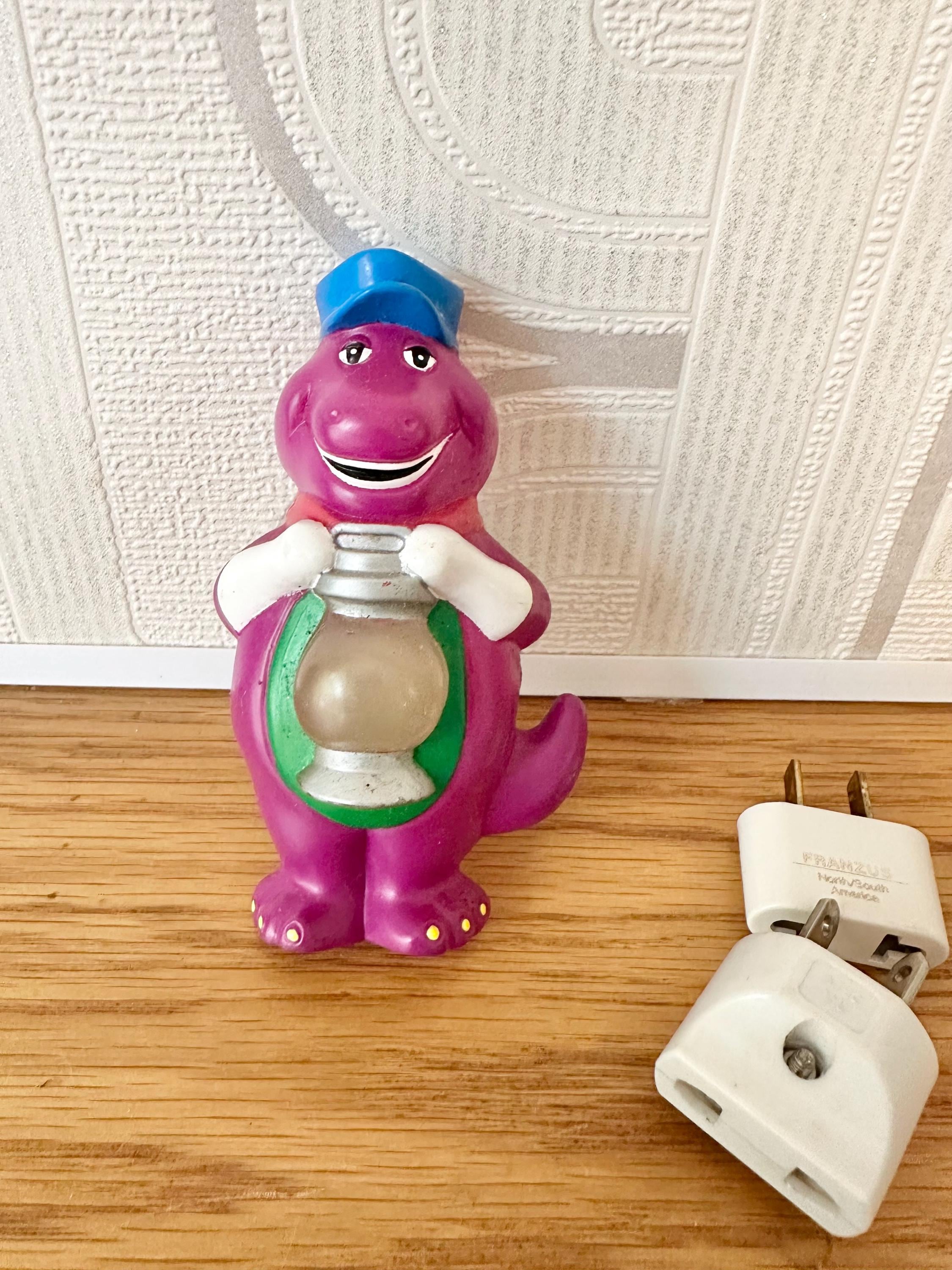 Barney Night Light - Etsy