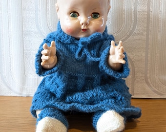 Vintage Roddy doll, 13 inch hard plastic, made in England (sold as is)