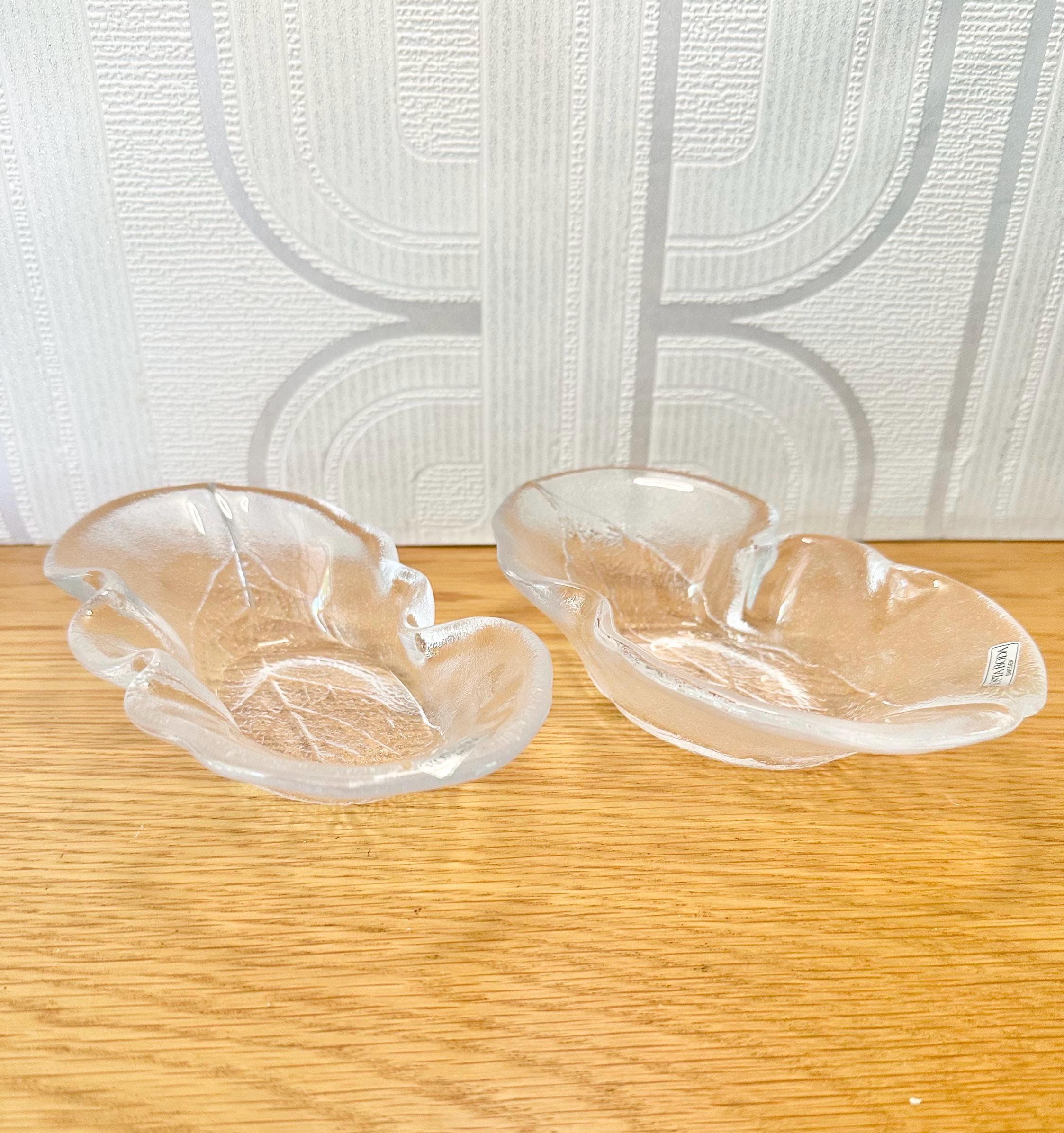 Vintage kosta boda leaf - Etsy 日本