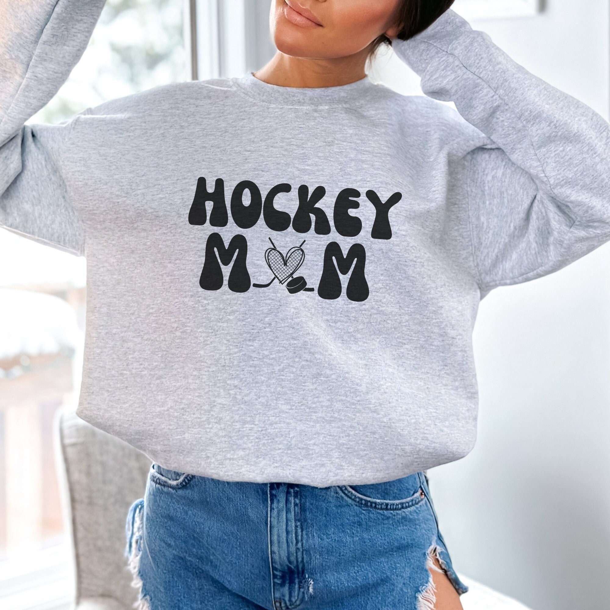 Minimalistic Field Hockey Mom Sweatshirt Hockey Mom Shirt 