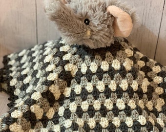 Elephant Warmies Crochet Baby Lovey
