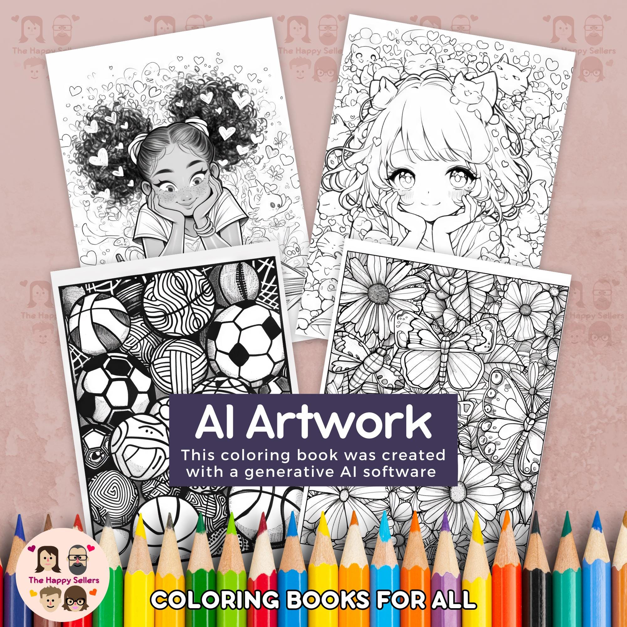 Doodles Coloring Book INSTANT DOWNLOAD 99 Quirky Coloring Pages + 2 ...