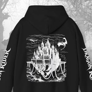 Dragon Rider Fantasy Hoodie RPG Gift for Dungeon Master Role Play Gift Bookish Sweatshirt Hoodie Dragon Born Pullover Hoodie Dragon Gift