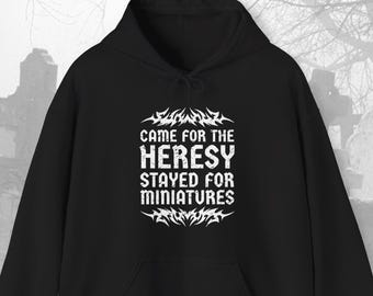 Felpa con cappuccio per pittura in miniatura 40k War Game Nerdy Model Builder Gift Felpa con cappuccio per Wargamer Table Top RPG Felpa con cappuccio per amante dei mini War Game