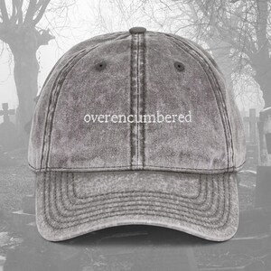 Table Top RPG Hat Birthday Gift for Dungeon Master Renaissance Gothic Dad Hat Dnd Gifts Status Effect Denim Acid Wash Hat Role Playing Fans