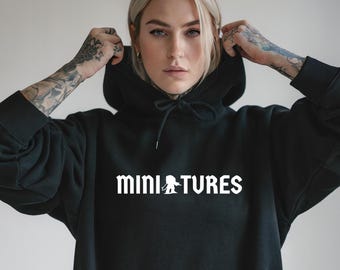Felpa con cappuccio per pittura in miniatura 40k War Game Nerdy Model Builder Gift Felpa con cappuccio per Wargamer Table Top RPG Felpa con cappuccio per amante dei mini War Game