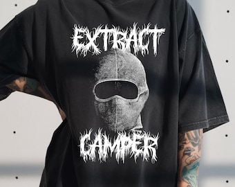 Maglietta per videogiochi Arc, estrazione, camper, bottino, goblin, maglietta per videogiochi, abbigliamento da giocatore, non sparare, estrazione, sparatutto, ratto, maglietta divertente da gioco KOS