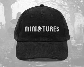 Cappello da giocatore in miniatura 40k, gioco di guerra, nerd, modello dell'esercito in miniatura, regalo per costruttori, berretto in velluto a coste, wargamer, gioco di ruolo da tavolo, cappello da papà Heresy, mini amante