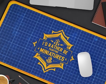 Miniaturmalerei Spielmatte 40k Kriegsspiel Nerdy Modellbauer Geschenk Mausunterlage Wargamer Tischplatte RPG Schreibtischmatte Büro Häresie Dekor Mini Liebhaber
