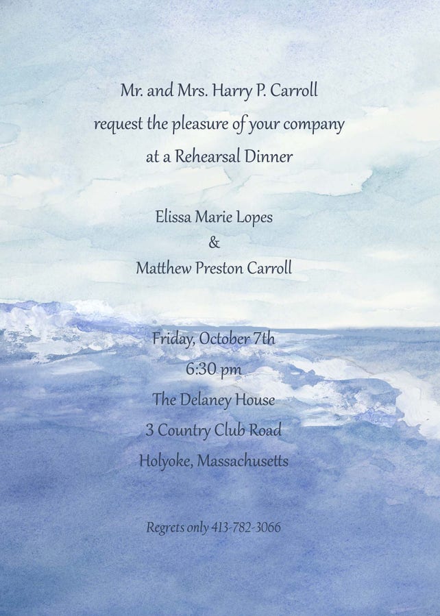 25 ocean wave invitations