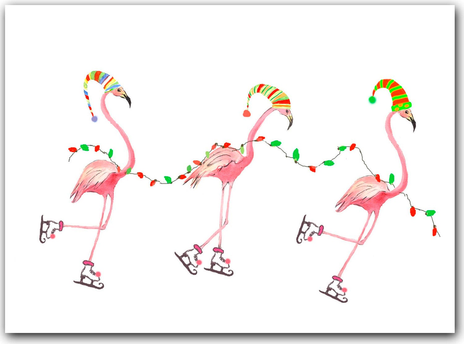 Карты фламинго. Cards Flamingo рисунок. Фламинго на коньках картинки для раскрашивания. Как нарисовать новогоднюю Фламинго. Фламинго в новогоднем колпаке.