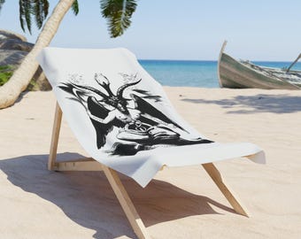 DemonOLogical - Baphomet - Beach Towel
