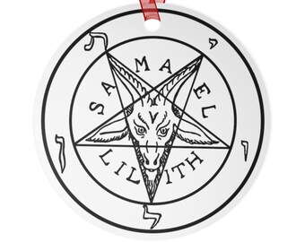 Metal Ornament - Pentagram (Baphomet) "La Clef de la Magie Noire" - DemonOLogical