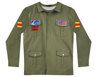 Silent Hill 2 Inspired James' Jacket Look - Men's Long Sleeve Shirt (AOP) - DemonOLogical