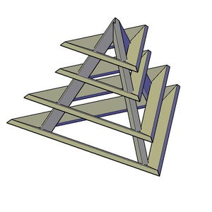 Erdbeerturm Pflanzgefäß | Hölzerner Erdbeerturm Übertopf | Erdbeerturm Anleitung | DIY-Bauplan | SOFORTIGER DOWNLOAD