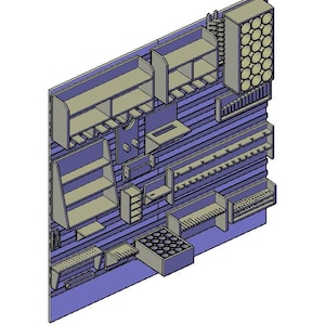 eBook Français sur les taquets | 26 dessins de construction | Système de tasseaux muraux | Plans de rangement du porte-outil | Système de taquets français | TÉLÉCHARGEMENT IMMÉDIAT
