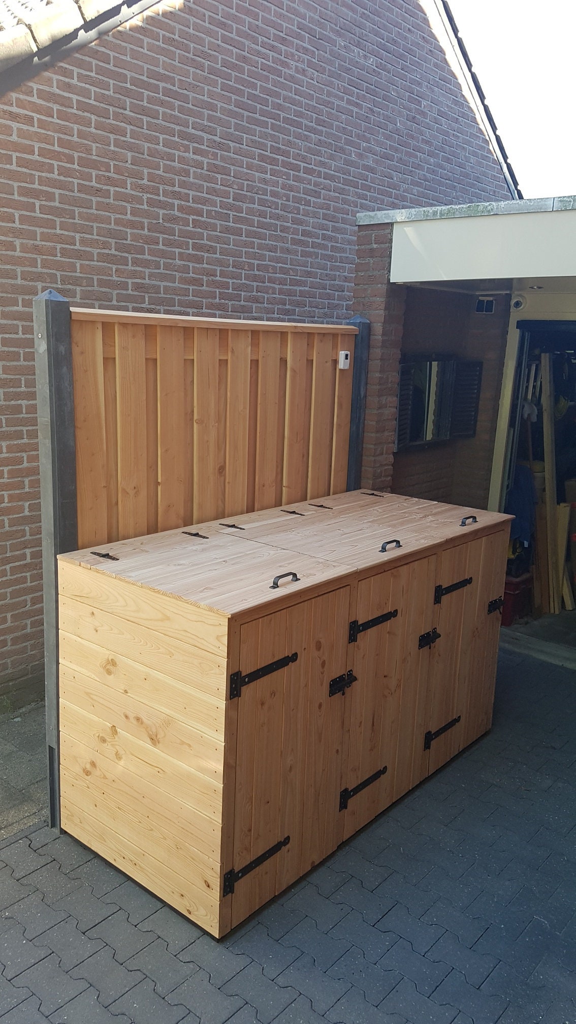 Plan de rangement du bac | Rangement pour bacs en bois | Rangement pour bacs | | Guide de rangement des bacs | Plans de construction de bricolage | TÉ