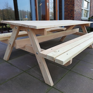 Picnic table plan | Wooden Picnic table | diy Picnic table | Picnic table Guide | DIY Construction Plans | INSTANT DOWNLOAD