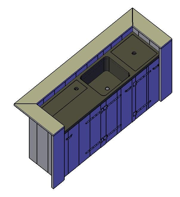 Bar With Sink | Bar With Sink Plan PDF| Bar With Sink Wood | Bar Plans ...